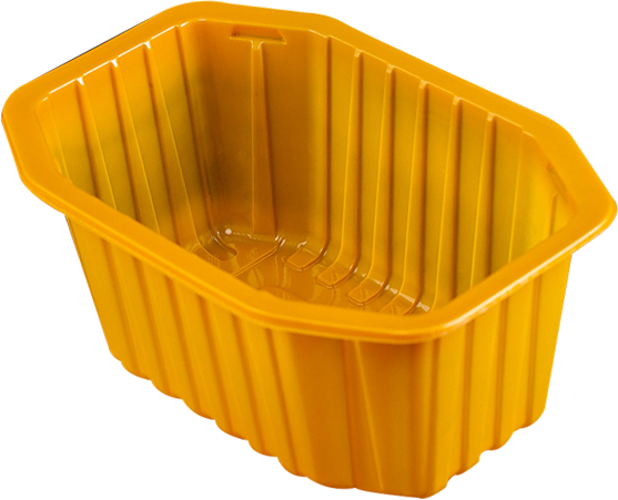 Plateau &eacute;pais jetable PP serrure rectangulaire bo&icirc;te fra&icirc;che carte bo&icirc;te d'emballage poulet frais et canard bo&icirc;te d'emballage frais